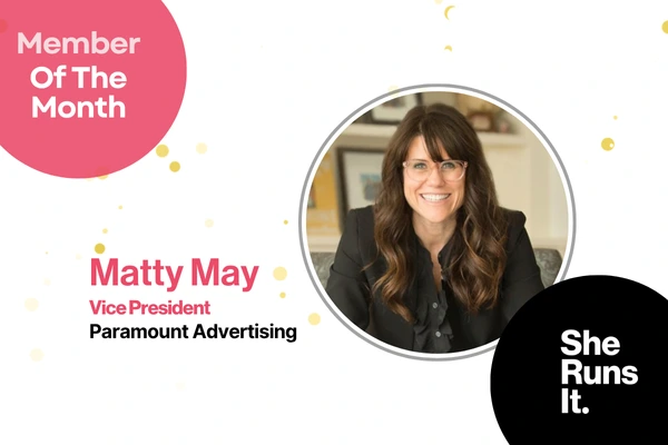 October Member of the Month – Matty May, Vice President, Paramount Advertising