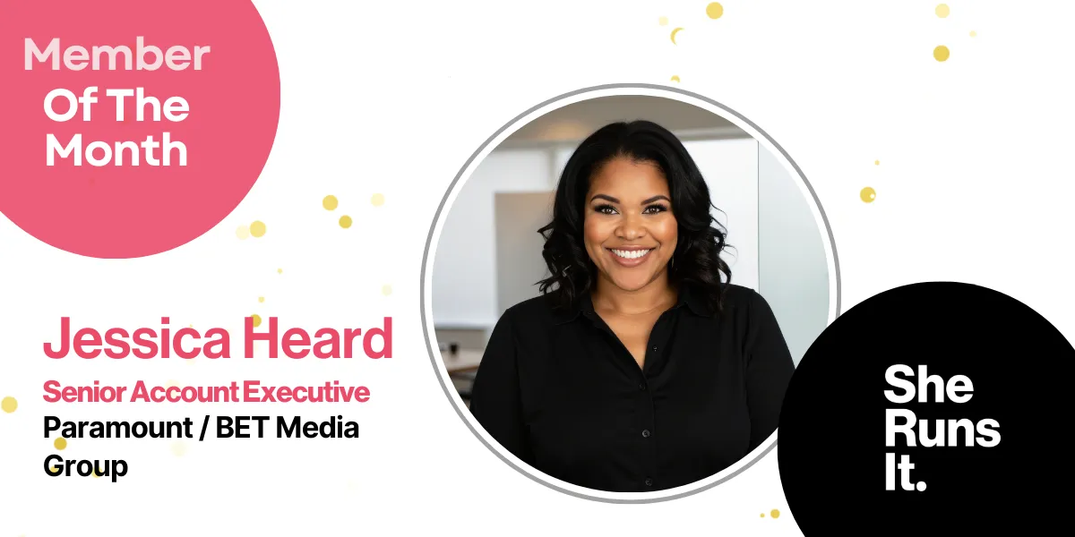 December Member of the Month – Jessica Heard, Senior Account Executive, Paramount / BET Media Group